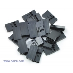Crimp Connector Housing: 1x3-Pin 25-Pack
