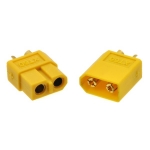 XT60 Connector Male-Female Pair; Yellow