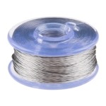 Conductive Thread Bobbin - 12m Smooth, Stainless Steel