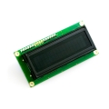 Serial Enabled 16x2 LCD - Amber on Black 3.3V