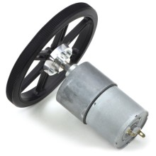 Pololu Universal Aluminum Mounting Hub for 6mm Shaft Pair; 4-40 Holes
