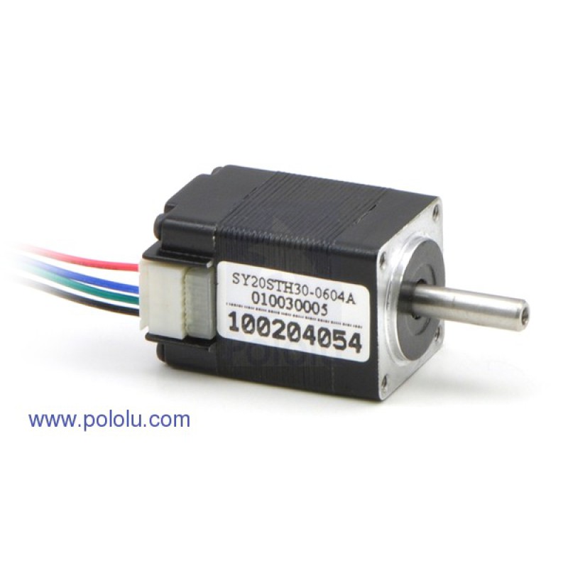 Stepper Motor: Bipolar, 200 Steps/Rev, 20x30mm, 3.9V, 600mA