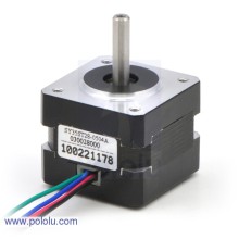 Stepper Motor: Bipolar; 200 Steps/Rev; 35x28mm; 10V; 500mA
