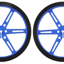 Pololu Wheel 80×10mm Pair - Blue