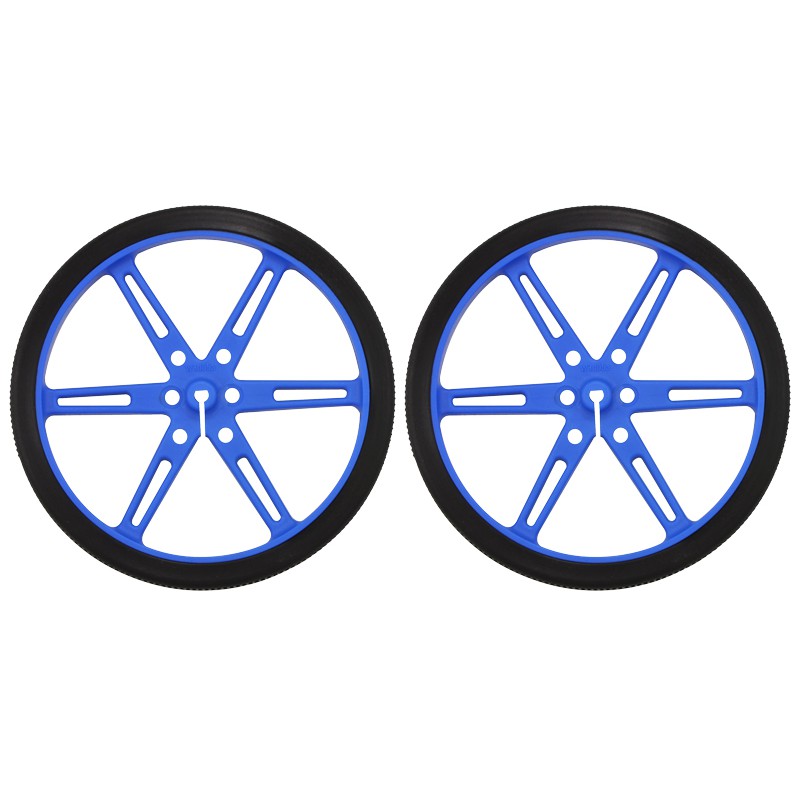 Pololu Wheel 80×10mm Pair - Blue