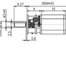 1000:1 Micro Metal Gearmotor