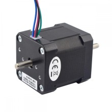 Dual Shaft Nema 17 Bipolar 0.9deg 44Ncm (62.48oz.in) 1.68A 2.8V 42x42x48mm 4 Wires