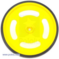 Solarbotics GMPW-Y Yellow Wheel