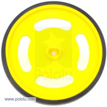 Solarbotics GMPW-Y Yellow Wheel