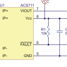 ACS711 Current Sensor Carrier -12.5 to +12.5A