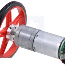 34:1 Metal Gearmotor 25Dx52L mm HP with 48 CPR Encoder