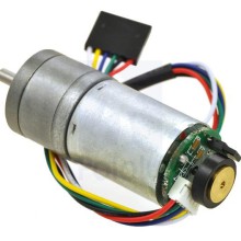 34:1 Metal Gearmotor 25Dx52L mm HP with 48 CPR Encoder