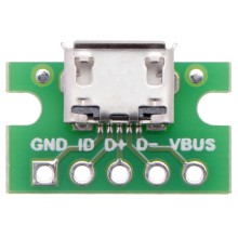 USB Micro-B Connector Breakout Board
