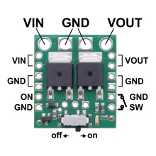 Big MOSFET Slide Switch with Reverse Voltage Protection, MP