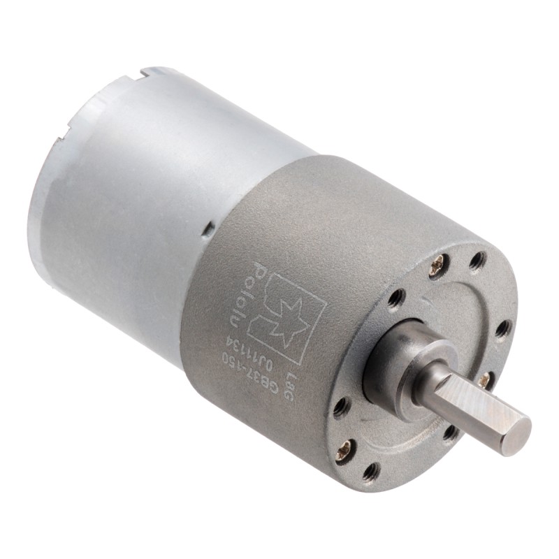 150:1 Metal Gearmotor 37Dx57L mm 12V (Helical Pinion)