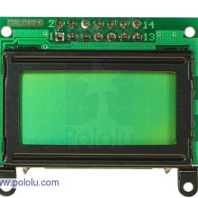 8x2 Character LCD - Black Bezel Parallel Interface