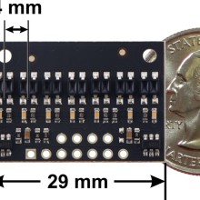 QTR-HD-07RC Reflectance Sensor Array: 7-Channel, 4mm Pitch, RC Output