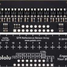 QTR-HD-13RC Reflectance Sensor Array: 13-Channel, 4mm Pitch, RC Output