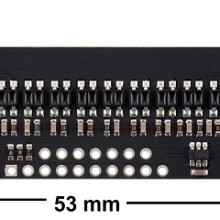 QTR-HD-13RC Reflectance Sensor Array: 13-Channel, 4mm Pitch, RC Output