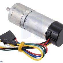 75:1 Metal Gearmotor 25Dx69L mm HP 12V with 48 CPR Encoder