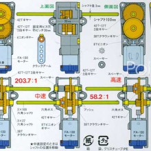 Tamiya 70093 3-Speed Crank-Axle Gearbox Kit
