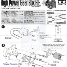 Tamiya 72003 High-Power Gearbox Kit
