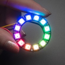 NeoPixel Ring - 12 x 5050 RGB LED with Integrated Drivers