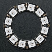 NeoPixel Ring - 12 x 5050 RGB LED with Integrated Drivers
