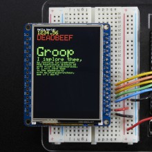 2.4" TFT LCD with Touchscreen Breakout w/MicroSD Socket - ILI9341