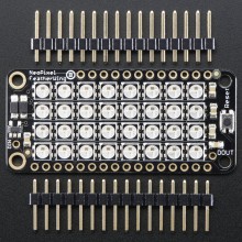 NeoPixel FeatherWing - 4x8 RGB LED Add-on For All Feather Boards