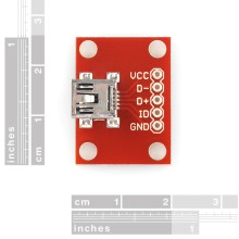 Breakout Board for USB Mini-B