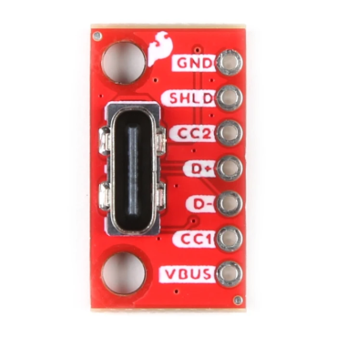 SparkFun USB-C Breakout - Vertical