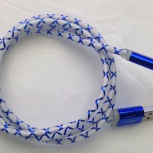 3FT BLUE-LED Light Micro USB 2.0 