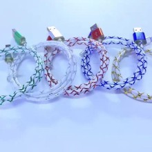 3FT RED-LED Light Micro USB 2.0 