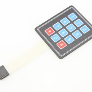 Sealed Membrane 3X4 Button Pad with Sticker