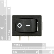 Rocker Switch - SPST right-angle