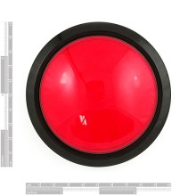 Big Dome Push Button - Red