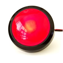 Big Dome Push Button - Red