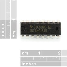 8-Bit Parallel-In/Serial-Out Shift Register - 74HC165N