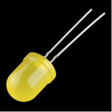 Diffused LED - Yellow 10mm