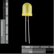 Diffused LED - Yellow 10mm