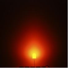 Diffused LED - Yellow 10mm