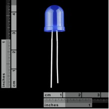 Diffused LED - Blue 10mm