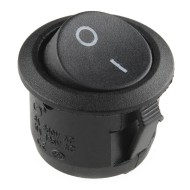 Rocker Switch - SPST round