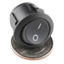 Rocker Switch - SPST round