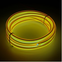 Bendable EL Wire - Yellow 3m