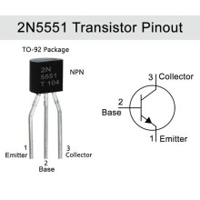 2N5551 NPN General-Purpose Amplifier Transistor