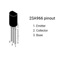 2SA966 Bipolar Transistor