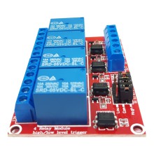 4 Channel Relay Module Optocoupler 10A