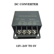 12V 24V to 5V  15A DC DC Converter 